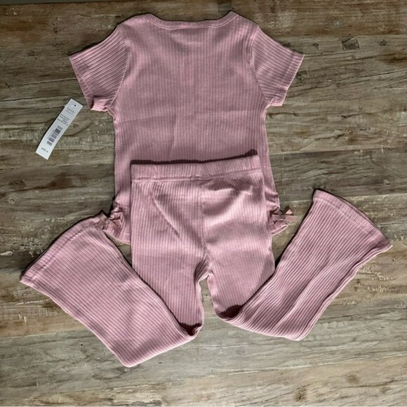 Nicole Miller 2 Shirt/Pant Sets SZ 6 Grey & Pink NWT & NWOT Casual - Picture 4 of 8